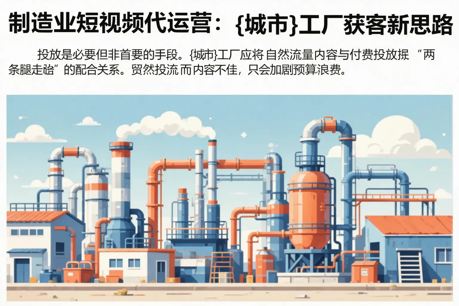 制造业短视频代运营：龙山工厂获客新思路